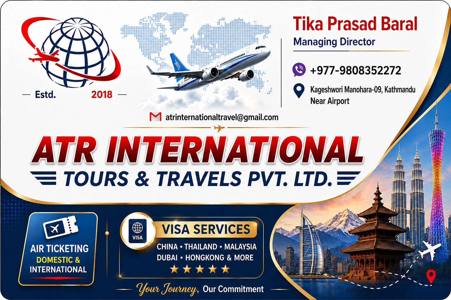 A.T.R. INTERNATIONAL TOURS AND TRAVELS PVT.LTD.